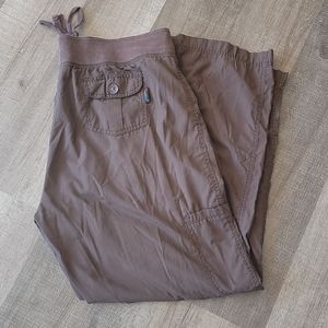 XL Peaches brown scrub pants